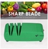 Electric Knife Sharpener Green 25 x 12 x 12cm