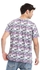 Andora Basic T-Shirt Round Neck Cotton Men Short Sleeve - White,Gray,Pink and Mint