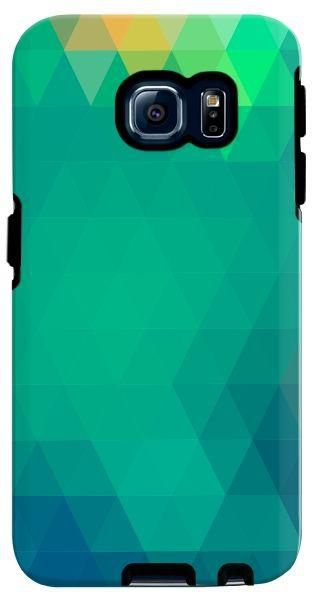 Stylizedd Samsung Galaxy S6 Edge Premium Dual Layer Tough Case Cover Matte Finish - Emerald Prism