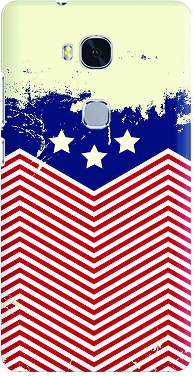Stylizedd Huawei Honor 5X Slim Snap Case Cover Matte Finish - Stars and stripes