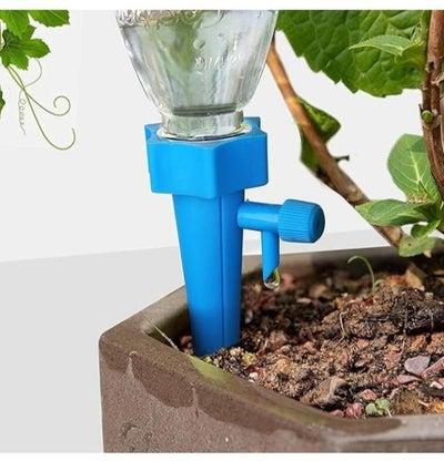 5Pcs Self-Watering Watering Spikes, Drip Irrigation Kit, Plant Watering Kit, Adjustable Plant Watering Spikes with Slow Release Control Valve Switch for Garden Plants Indoor and Outdoor (Random Color)