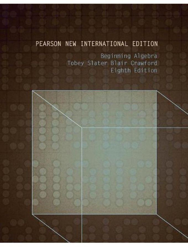 Pearson Beginning Algebra New International Edition Ed 8