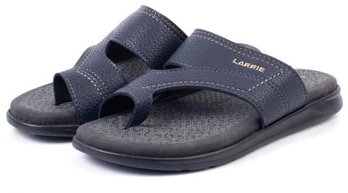 LARRIE Men Comfortable Wide Strap Sandals - 3 Sizes (Navy)