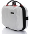 Crossland Makeup Travel Case Hard Shell Cosmetic - White