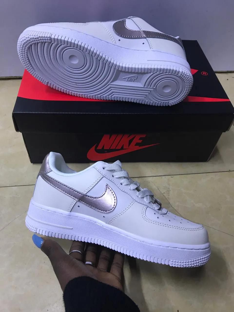 Original Nike Air Force1 Low White Breathable Airforce double sole Fashion Sneakers