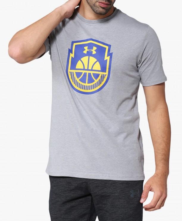 Grey Basketball Icon T-Shirt