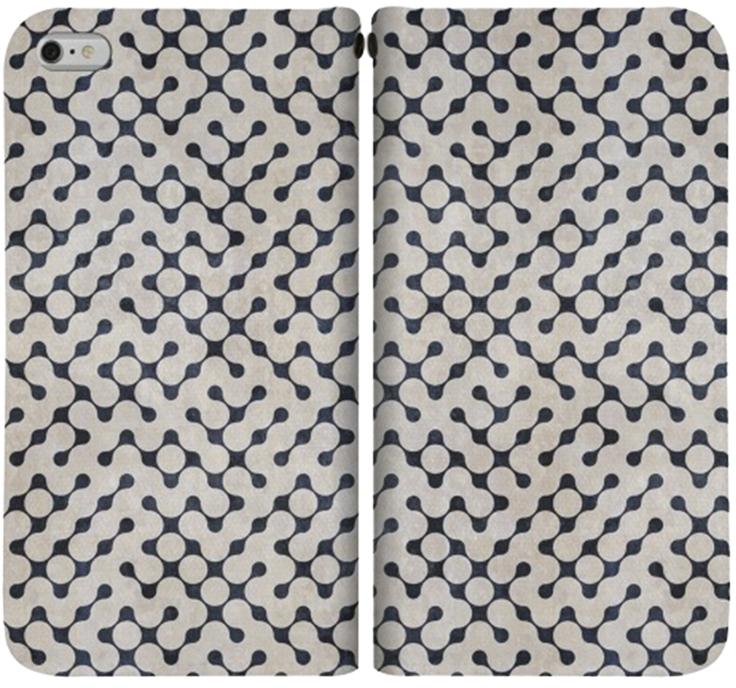 Stylizedd Apple iPhone 6 Premium Flip case cover - Connect the dots - White
