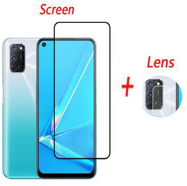 Full-Coverage Camera Lens Protector + Screen Protector For OPPO A52