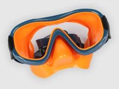 Colored Kids Swim Mask - Crystal Clear - 12 Years M-1397PVC SS22