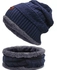 Fashion Warm Winter Beanie Hat And Scarf 2 Pcs