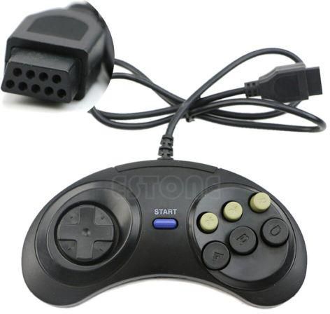 6 Button Wired Pad Gamepad Controller For Mega Drive Megadrive Sega MD Genesis CHSMALL