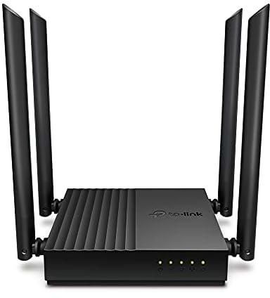 TP-Link AC1200 Dual-Band Gigabit Wi-Fi Router, Wi-Fi Speed up to 1200 Mbps, 4×Gbps LAN Ports, Advanced security with WPA3, with MU-MIMO, Beamforming & Smart Connect