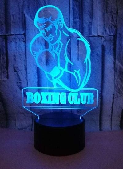 Boxing colorful remote control 3D Multicolor Night Light Acrylic threedimensional atmosphere small table lamp A holiday and birthday gift for friends