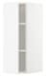 METOD خزانة حائط مع أرفف, أبيض/Lerhyttan رمادي فاتح, ‎30x80 سم‏ - IKEA