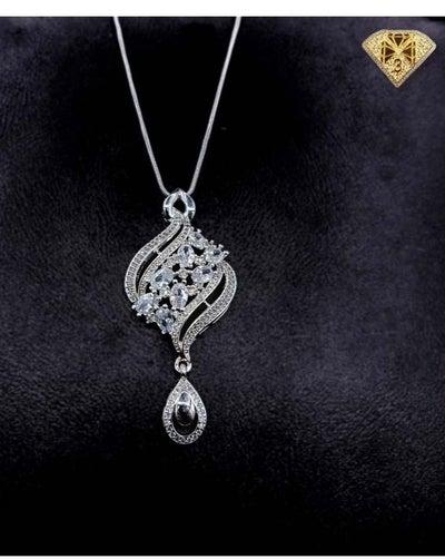 Pendant Necklace For Women Platinum Plated-silver