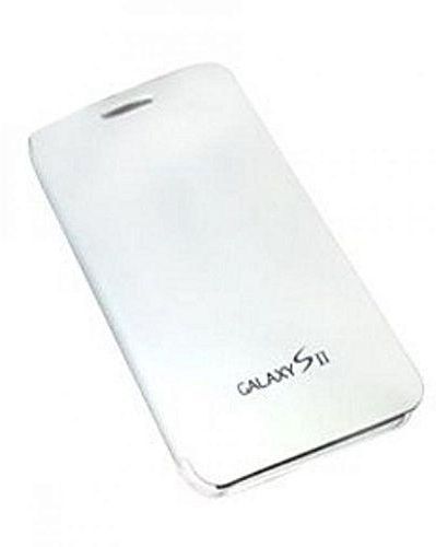 Generic Galaxy S2 Flip Cover Folio Case - White