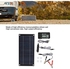 600W Solar Panel Kit, Monocrystalline Silicon 12V 24V 100A Charge Controller with Extension Cable Battery Clip, Portable Power Station for RV Marine Boat Off Grid System
