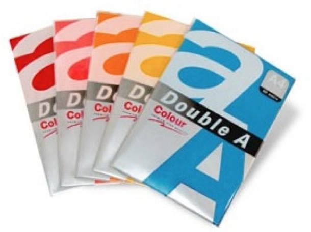Double A Premium Colour Paper, A4, 80gsm, 25sheets/pack, Yellow