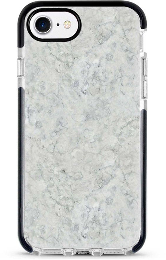 Protective Case Cover For Apple iPhone 7 Marble Texture Black Full Print
