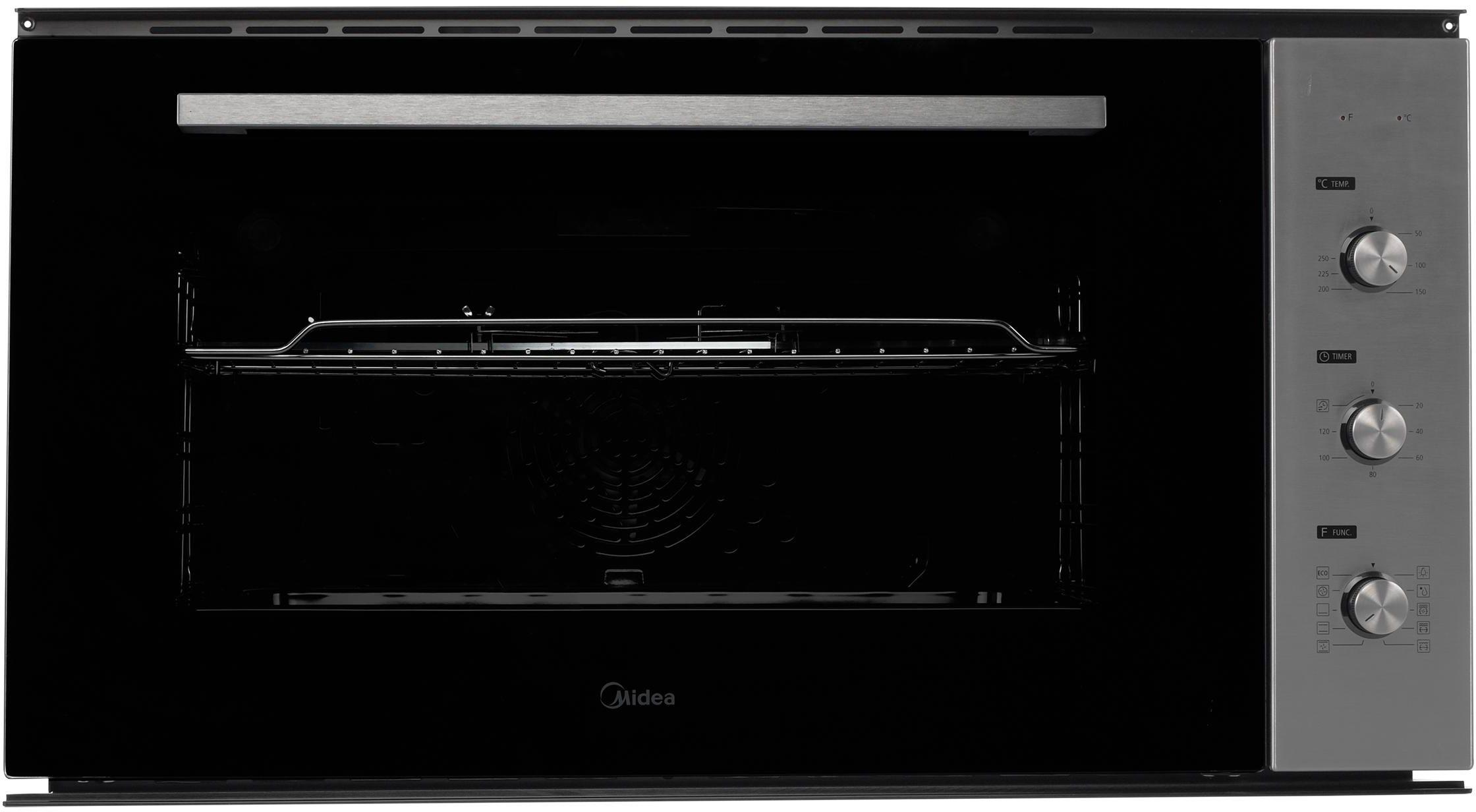 Midea Built In Oven 90cm, Electric, 93 Litres, Stainless Steel