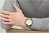 Tommy Hilfiger Men's Multi Dial Quartz Watch Kane with Leather Strap, Beige, strap
