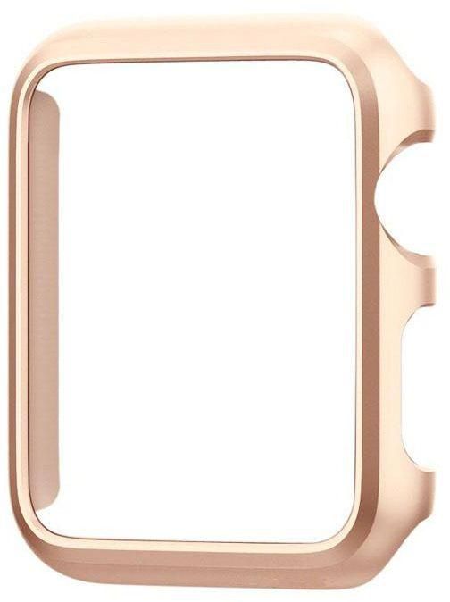 Apple Watch 38mm Metal Frame Protective Case for Apple Watch 38mm Without Screen Protection Rose Gold