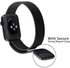 Apple Watch Series 7 - سوار ستانلس ستيل مغناطيسي - 41 ملم - أسود