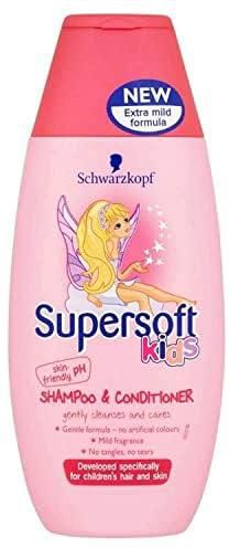 Schwarzkopf Supersoft Kids Girls Shampoo and Conditioner, 250ml