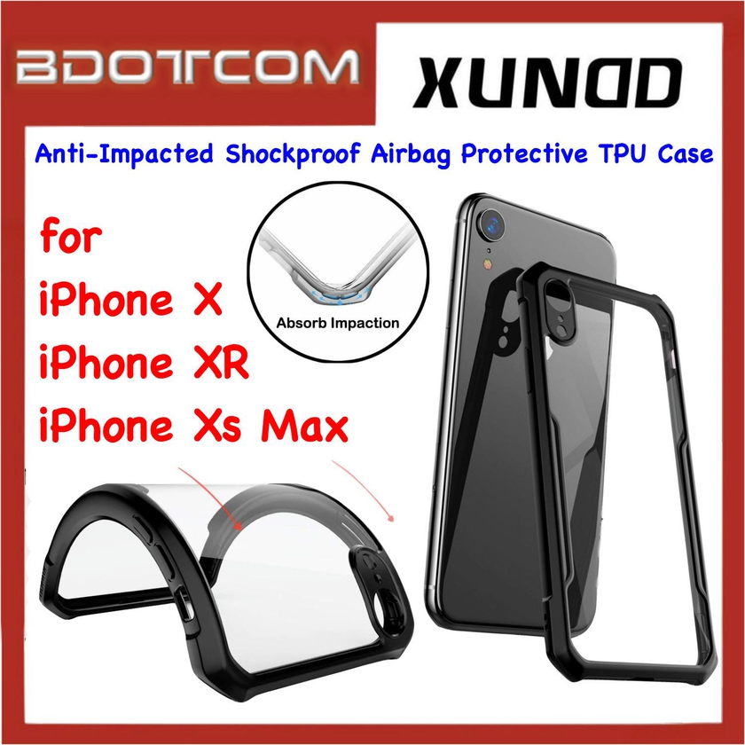 Xundd Shockproof Airbag Protective TPU Case for Apple Xs Max (3 Model)