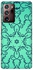 Snap Classic Series Arabian Star Printed Case Cover For Samsung Galaxy Note 20 Ultra Green/Blue