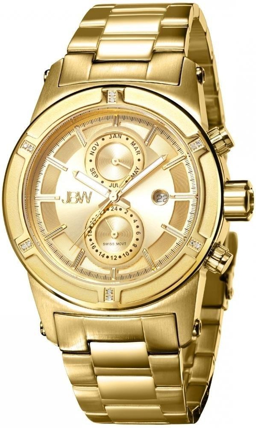 JBW Gold Stainless Gold dial Watch for Men J6263E