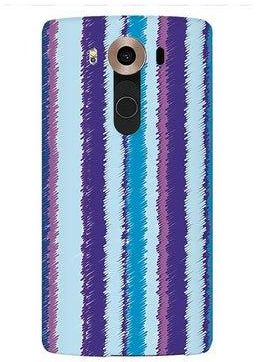 Premium Slim Snap Case Cover Matte Finish for LG V10 Lines of violet