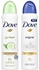 Dove Women Antiperspirant Deodorant Spray Original, 150ml + Dove Go Fresh Women Antiperspirant Deodorant Spray, Cucumber and Green Tea, 150ml