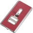 Ultra-Thin Quick Release Plate With Removable Camera Screw Red/Silver 70 x 38 millimeter