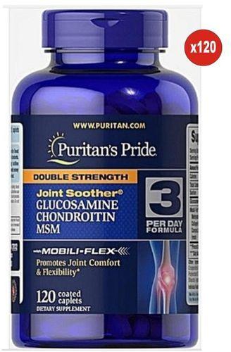 Puritan'S Pride Joint Soother Glucosamine Chondroitin MSM – Joint Comfort & Flexibility X120