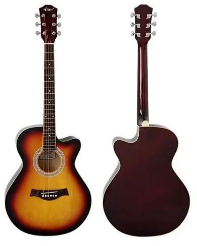 Happy 6 String Acoustic Guitar Size 38'' Sunburst