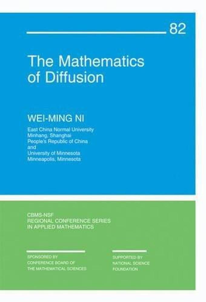Cambridge University Press The Mathematics of Diffusion ,Ed. :1