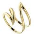 Miss L' by L'azurde Pointing Open Band Ring In 18 K Yellow Gold