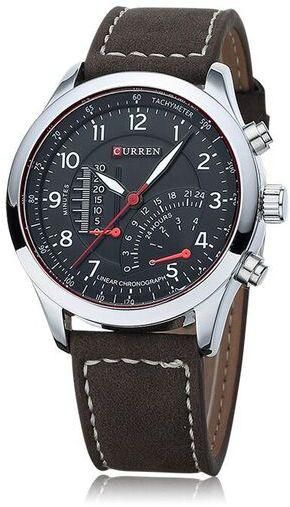 Watch for Men by CURREN, Leather Band, Quartz - 8152SB