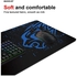 Extended Large Gaming Mouse Pad XL Thick Non-Slip Rubber Base Mouse pad Mice Smooth Cloth Surface Keyboard Mouse Pads for Computers Blue Size -700 * 300 * 2mm