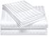 White Stripped Bedsheets 4 Pcs. (cotton)