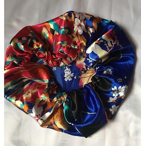 Satin Bonnet Sleep Cap In Multicolours OR Hair Bonnet