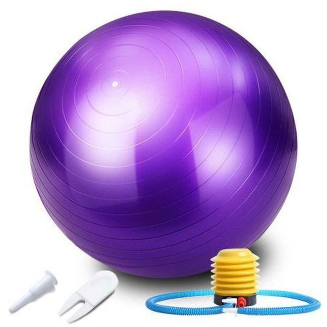 75CM Big Size Premium Exercise GYM Yoga Ball Fitness Pregnancy Birthing + Free Pump
