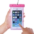 Mobile Waterproof Bag Case Pouch For All Smartphones And Make Light From Sides - Pink