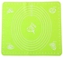 Silicone Baking Mat for Pastry Rolling with Measurements Reusable Non-Stick Dough Pad for Housewife and Cooking Enthusiasts - Green_ with two years guarantee of satisfaction and quality