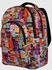 DEA School Backpacks in Brown with Pencil Case RETRO