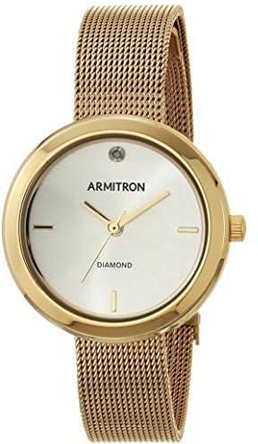Armitron Women's Diamond-Accented Mesh Bracelet Watch, 75/5737