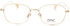 Elegant Eyewear Frame - Stylish Unisex Glasses - Gold