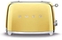 Smeg 50's Style Toaster Gold TSF01GOUK