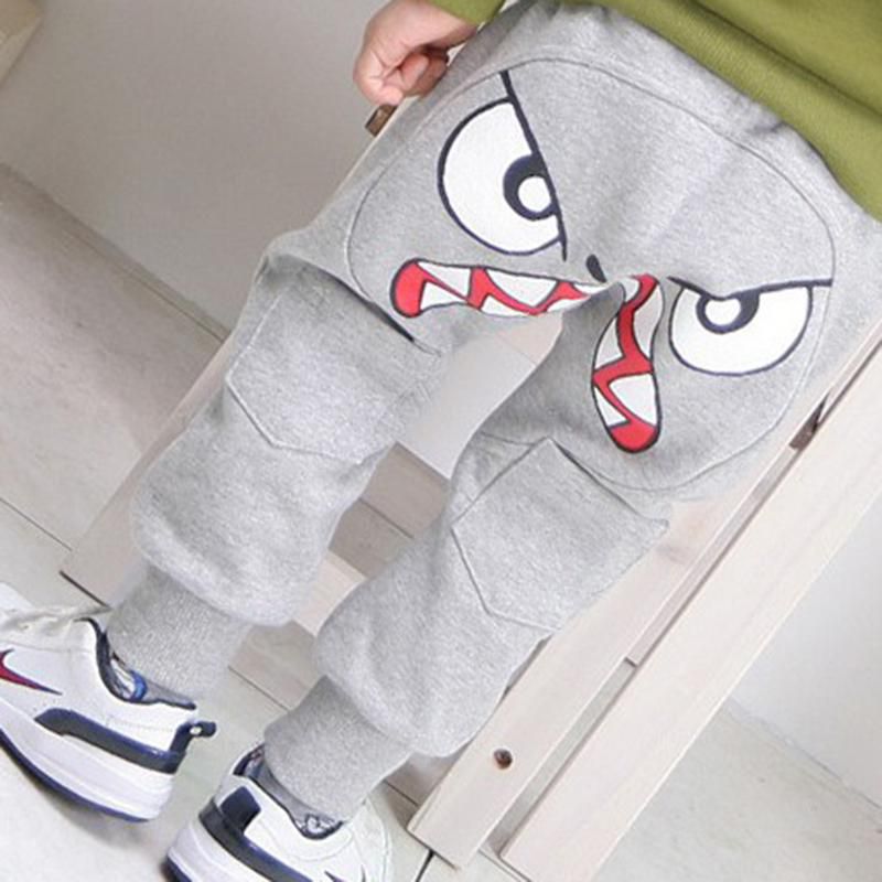 Spring and Autumn Angry Birds Harem Pants Boys Trousers